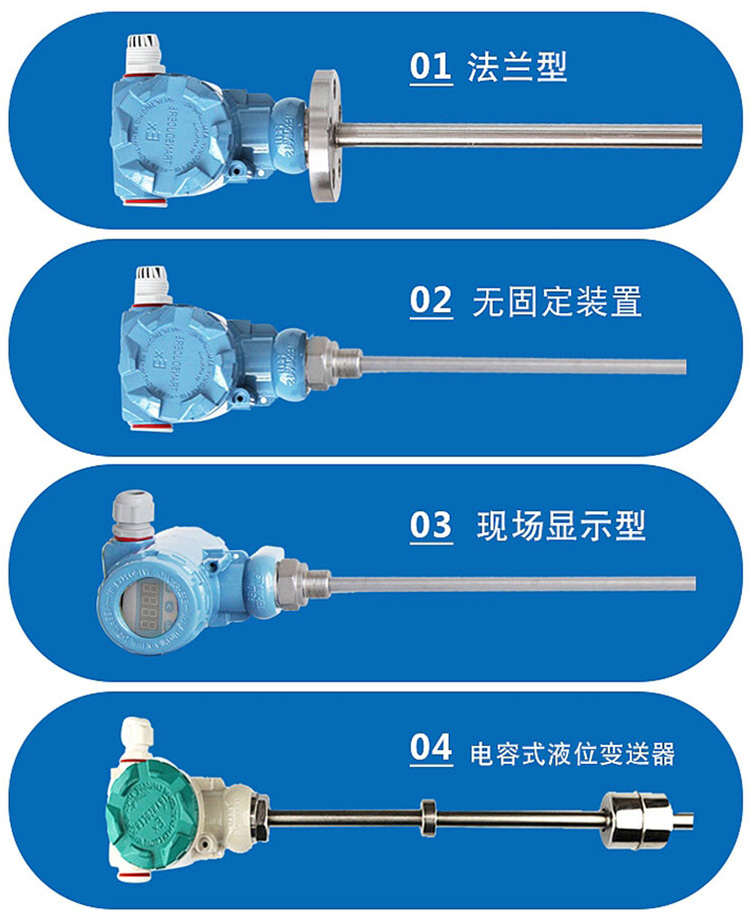 油罐浮球液位计分类图