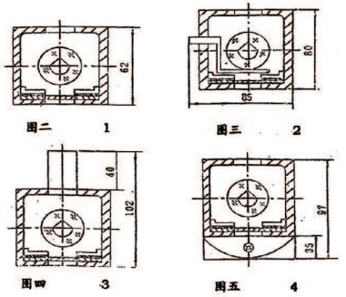 玻璃管双色液位计外形尺寸图