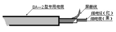 蓄水池超声波液位计电缆线说明图