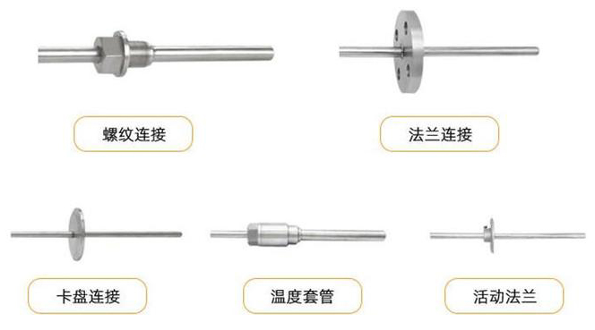 卫生型温度变送器连接方式分类图