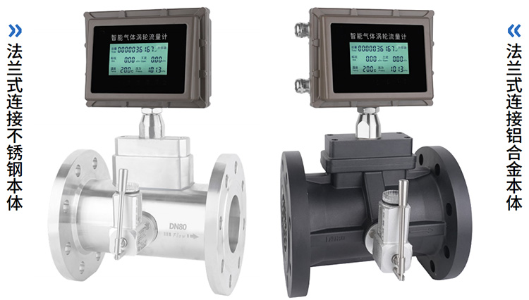 气体涡轮流量计材质分类图