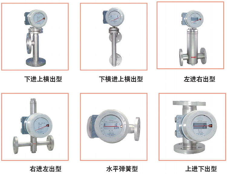 氨气流量计结构分类图