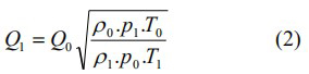 转子流量计气体标况工况换算公式